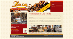Desktop Screenshot of lenis-cafe.de